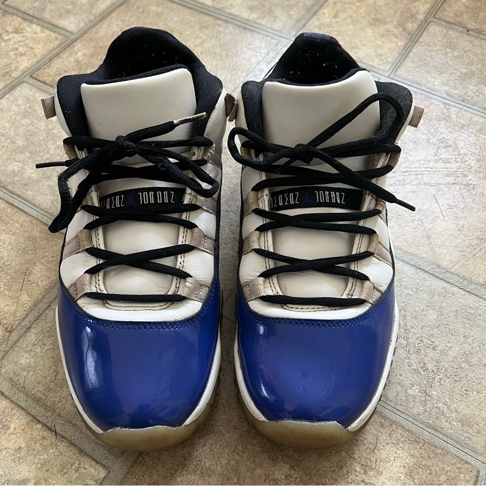 Nike Air Jordan 11 Retro Low Women’s 11 White Blue Concord Sketch AH7860-100